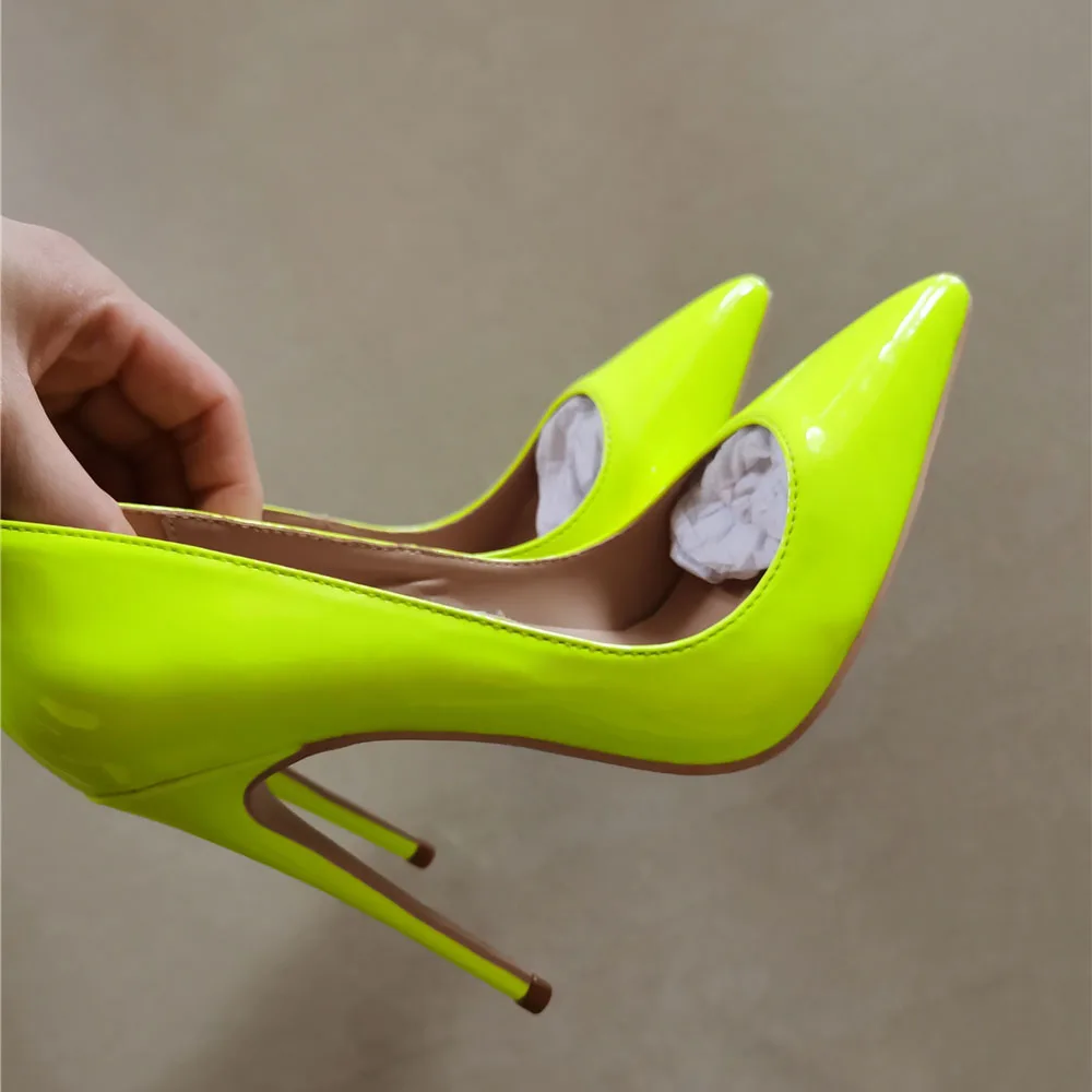 Fashion Lemon Yellow Woman Pumps Pointed Toe Thin High Heel Slip On Party Shoes 12cm 10Cm 8Cm Lady Shoes 
Fashion Lemon Yellow Woman Pumps Pointed Toe Thin High Heel Slip On Party Shoes 12cm 10Cm 8Cm Lady Shoes