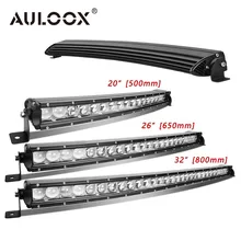 

AULOOX 20 26 32" Inch 12V 24V Curved 4x4 Slim LED Driving Light Bar Lamp For Ford SUV JEEP Pickup Truck Auto ATV Tractor Car 4wd
