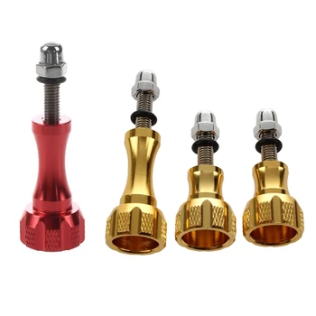6Pcs Aluminium Alloy Knob Thumb Screw Mount Accessories, for Gopro Hero 5 4 3 Sjcam Sj4000 - 3Pcs Red & 3Pcs Gold
6Pcs Aluminium Alloy Knob Thumb Screw Mount Accessories, for Gopro Hero 5 4 3 Sjcam Sj4000 - 3Pcs Red & 3Pcs Gold