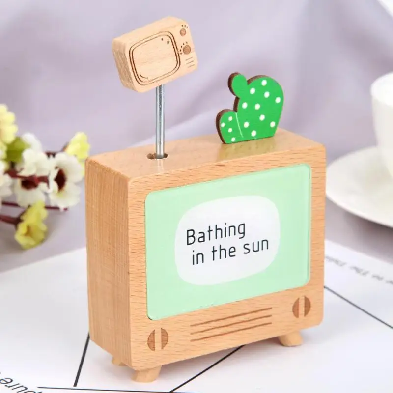 Beech Cactus TV Music Box Wide Scope of Application Castle In The Sky Automatic Play Case Novelty and Beauty Musical Gift
Beech Cactus TV Music Box Wide Scope of Application Castle In The Sky Automatic Play Case Novelty and Beauty Musical Gift