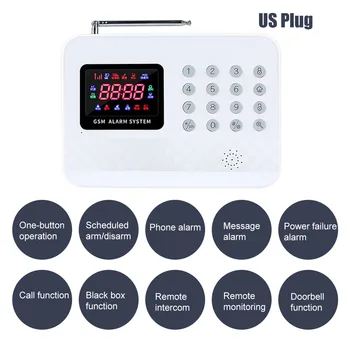 GSM Alarm System with Digital LCD Display Wire-less Home Security System with Remote Control
GSM Alarm System with Digital LCD Display Wire-less Home Security System with Remote Control