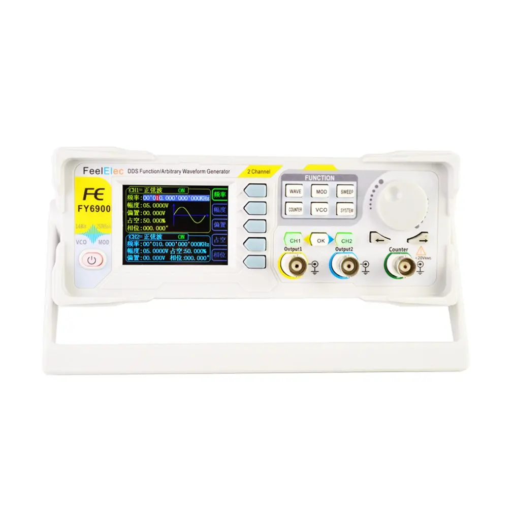 DDS Dual-channel Digital Function Arbitrary Waveform Signal Generator 250MSa/s 15MHz 14bits Frequency Meter Sale
DDS Dual-channel Digital Function Arbitrary Waveform Signal Generator 250MSa/s 15MHz 14bits Frequency Meter Sale