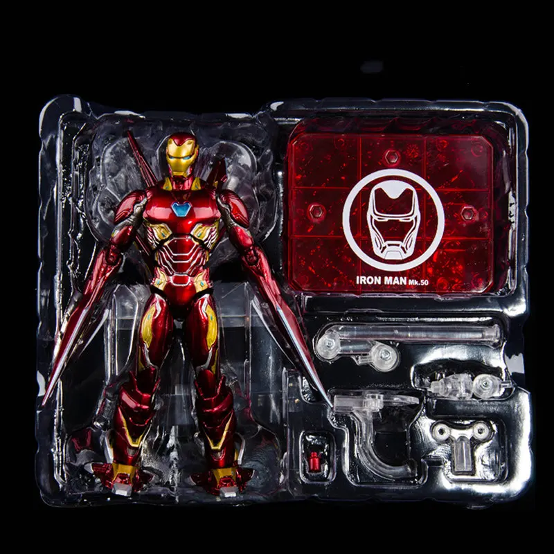 SHF Marvels Anime Iron Man Action Figure Iron Man MK50 Nano Weapons Ironman Mark 50 Tony Stark SHF Avenger Endgame Infinity War
SHF Marvels Anime Iron Man Action Figure Iron Man MK50 Nano Weapons Ironman Mark 50 Tony Stark SHF Avenger Endgame Infinity War