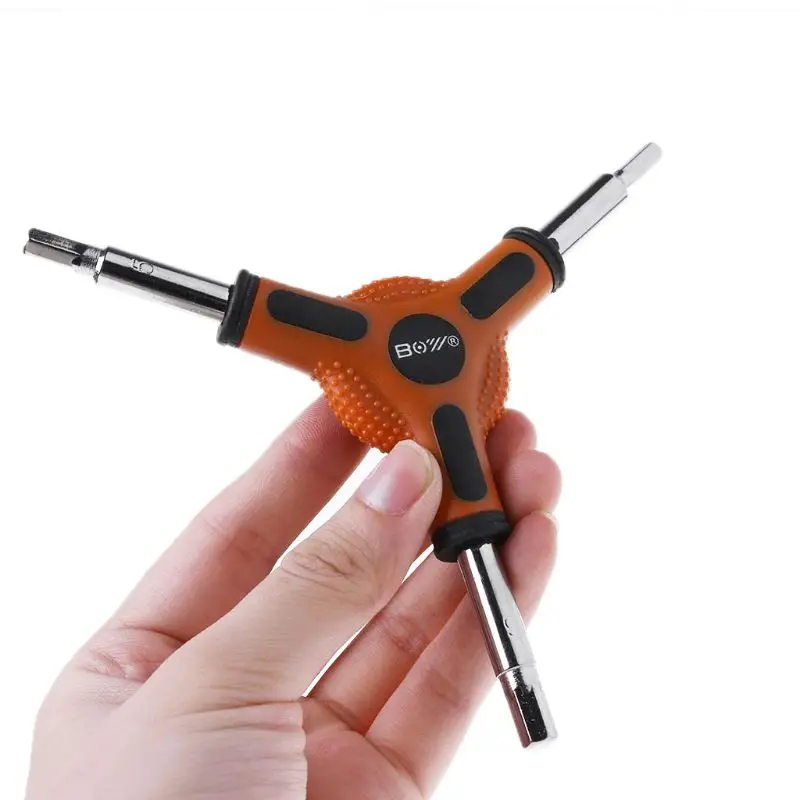 3 In 1 Allen Wrench 4MM 5MM 6MM Y Type Six Angle Inner Hex Key Spanner Bicycle Disassemble Repair Tool Bike Accessory
3 In 1 Allen Wrench 4MM 5MM 6MM Y Type Six Angle Inner Hex Key Spanner Bicycle Disassemble Repair Tool Bike Accessory