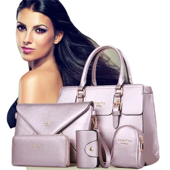 Fashion Women 5 Piece/set Handbag Purse Set Classic Messenger Bag Imitation Leather Shoulder Bag 6 Colors Ladies PU Bag
Fashion Women 5 Piece/set Handbag Purse Set Classic Messenger Bag Imitation Leather Shoulder Bag 6 Colors Ladies PU Bag