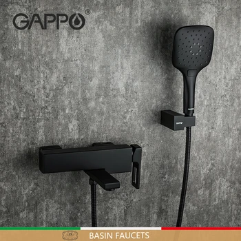 GAPPO Bathtub Faucet rain shower black faucet Bathtub Faucet tap wall bathroom shower faucet water mixer tap G3217-6
GAPPO Bathtub Faucet rain shower black faucet Bathtub Faucet tap wall bathroom shower faucet water mixer tap G3217-6