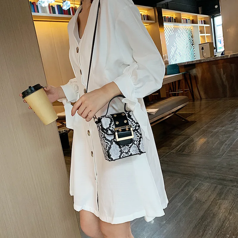 2019 New Style Snakeskin Print Fashion Western Style Handbag Women's Bag Korean-style by INS Popular Shoulder Mobile Phone Bag
2019 New Style Snakeskin Print Fashion Western Style Handbag Women's Bag Korean-style by INS Popular Shoulder Mobile Phone Bag