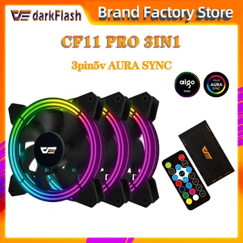 Aigo darkFlash CF11 Pro RGB Fan 120mm 3Pin AURA SYNC PC Case Fan Speed Adjust Quiet IR Remote Computer Case Cooler Cooling Fan
Aigo darkFlash CF11 Pro RGB Fan 120mm 3Pin AURA SYNC PC Case Fan Speed Adjust Quiet IR Remote Computer Case Cooler Cooling Fan