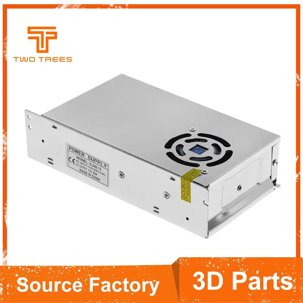 DC 12V 20A 250W Switching Power Supply LED Driver Transformer 220V AC To DC 12 V For 3D Printer
DC 12V 20A 250W Switching Power Supply LED Driver Transformer 220V AC To DC 12 V For 3D Printer