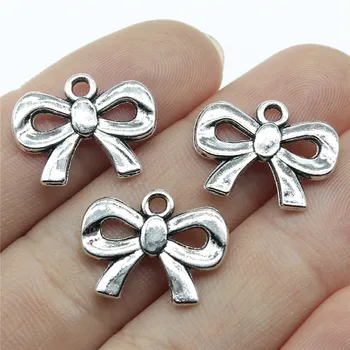 WYSIWYG 15pcs Charms Bow Bowknot Rosette 15x18mm Antique Making Pendant Fit Vintage Tibetan Silver Color DIY Handmade Jewelry
WYSIWYG 15pcs Charms Bow Bowknot Rosette 15x18mm Antique Making Pendant Fit Vintage Tibetan Silver Color DIY Handmade Jewelry