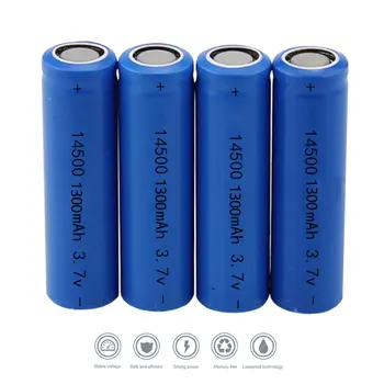 Centechia 1/2 /4/8/12pcs/set High Capacitance 14500 Battery 3.7V 1300mAh Rechargeable Battery for Led Flashlight Battery Newest
Centechia 1/2 /4/8/12pcs/set High Capacitance 14500 Battery 3.7V 1300mAh Rechargeable Battery for Led Flashlight Battery Newest
