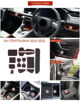 Car Styling Interior Anti-Slip Mat Gate Slot Non-slip Rubber Pads Rug Stickers 1 set for Toyota RAV4 XA50 2019 2020
Car Styling Interior Anti-Slip Mat Gate Slot Non-slip Rubber Pads Rug Stickers 1 set for Toyota RAV4 XA50 2019 2020
