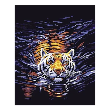 LIXF Water Tiger Animals DIY Digital Oil Painting By Numbers Handpainted Canvas Painting For Unique Gift Room Diy Frame
LIXF Water Tiger Animals DIY Digital Oil Painting By Numbers Handpainted Canvas Painting For Unique Gift Room Diy Frame