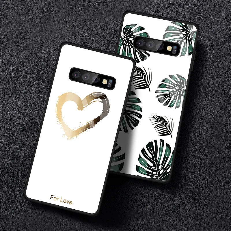 Ins Flora Tempered Glass Case for Samsung Note 10 Pro Note 9 8 Cases Shockproof Cover For Samsung S10 S8 S9 Plus A70 A50 Coque
Ins Flora Tempered Glass Case for Samsung Note 10 Pro Note 9 8 Cases Shockproof Cover For Samsung S10 S8 S9 Plus A70 A50 Coque