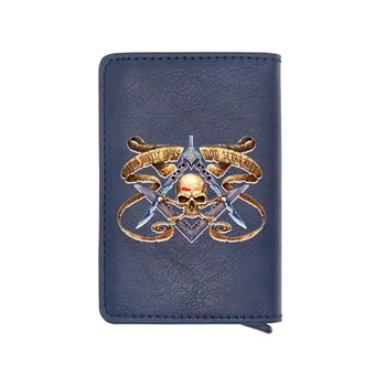 Classic Fashion Blue Free and Accepted Masons Skull Digital Printing Credit Card Wallet Men Women PU Leather Small Purse
Classic Fashion Blue Free and Accepted Masons Skull Digital Printing Credit Card Wallet Men Women PU Leather Small Purse