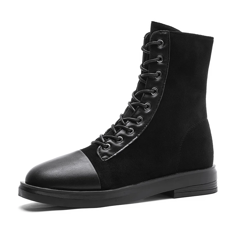 Hot Selling All-Match British Style Suede Short Boots Microfiber Round Toe Cross Straps Side Zipper Women's Boots
Hot Selling All-Match British Style Suede Short Boots Microfiber Round Toe Cross Straps Side Zipper Women's Boots