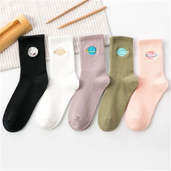 Autumn Winter planet universe embroidery cotton tube creative fun socks calcetines largos mujer calcetas divertidas носки теплые
Autumn Winter planet universe embroidery cotton tube creative fun socks calcetines largos mujer calcetas divertidas носки теплые