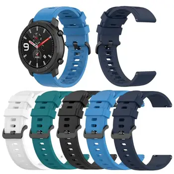 22mm Silicone Watchband Wrist Strap Belt Adjustable watch wristband for Amazfit GTR 47mm/Pace/Stratos Multi-color optional Newst
22mm Silicone Watchband Wrist Strap Belt Adjustable watch wristband for Amazfit GTR 47mm/Pace/Stratos Multi-color optional Newst