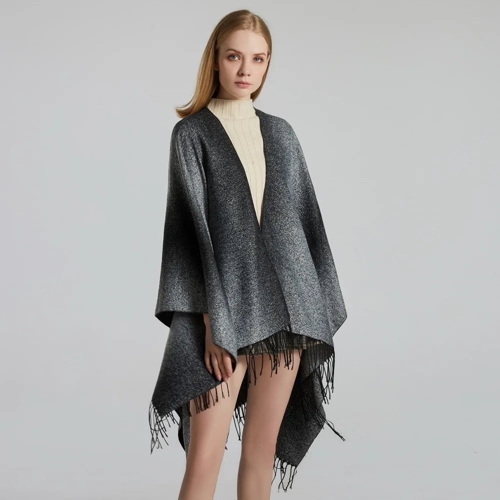Helisopus Winter Scarf Double-sided Gradient Ponchos and Capes for Women Oversized Shawls Wraps Cashmere Pashmina Femme Bufanda
Helisopus Winter Scarf Double-sided Gradient Ponchos and Capes for Women Oversized Shawls Wraps Cashmere Pashmina Femme Bufanda