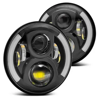 2pcs 7inch Round Led Headlight High Low Beam DC12v 24v Lights Headlamp For Wrangler Lada 4x4 urban Niva suzuki samurai
2pcs 7inch Round Led Headlight High Low Beam DC12v 24v Lights Headlamp For Wrangler Lada 4x4 urban Niva suzuki samurai