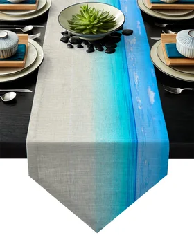 Modern Table Runner Blue Ocean Landscape Print Table Runners for Wedding Party Home Decorations Picnic Dinner Dining Table Cover
Modern Table Runner Blue Ocean Landscape Print Table Runners for Wedding Party Home Decorations Picnic Dinner Dining Table Cover