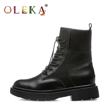 OLEKA Leather Mid-calf Winter Fur Boots Square Heel Rome Round Toe Winter Boots Women Leisure Style Work & Safety New AS650
OLEKA Leather Mid-calf Winter Fur Boots Square Heel Rome Round Toe Winter Boots Women Leisure Style Work & Safety New AS650