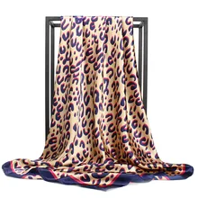 Women Silk Scarf Square Bandana Design Brand Headband Female Satin Hijab Shawl Wrap Kerchief Chain Print Foulard Tudung BAWAL 
Women Silk Scarf Square Bandana Design Brand Headband Female Satin Hijab Shawl Wrap Kerchief Chain Print Foulard Tudung BAWAL