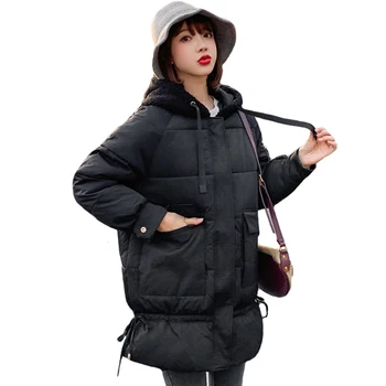 Nicesnowl Fashion Winter Coat Women Jackets Thick Down Parkas Fur Hooded 2020 Cotton Long Coats Warm Windbreaker Female Outwear
Nicesnowl Fashion Winter Coat Women Jackets Thick Down Parkas Fur Hooded 2020 Cotton Long Coats Warm Windbreaker Female Outwear