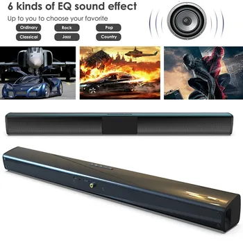 20W TV Sound Bar Wired and Wireless Bluetooth Home Surround SoundBar for PC Theater TV Speaker
20W TV Sound Bar Wired and Wireless Bluetooth Home Surround SoundBar for PC Theater TV Speaker