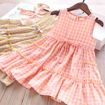 2020 Summer Girls Plaid with Hair Band Vest Dress Children's Clothing Wholesale
2020 Summer Girls Plaid with Hair Band Vest Dress Children's Clothing Wholesale