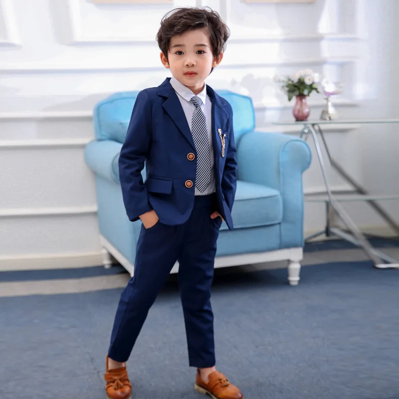 Children Small Suit Long-sleeved Coat Formal Dress 2019 Autumn New Style BOY'S Suit Set Students Host Performance Wear
Children Small Suit Long-sleeved Coat Formal Dress 2019 Autumn New Style BOY'S Suit Set Students Host Performance Wear