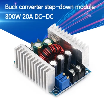 300W 20A DC-DC Buck Converter Step Down Module Constant Current LED Driver Power Step Down Voltage Module Electrolytic Capacitor
300W 20A DC-DC Buck Converter Step Down Module Constant Current LED Driver Power Step Down Voltage Module Electrolytic Capacitor