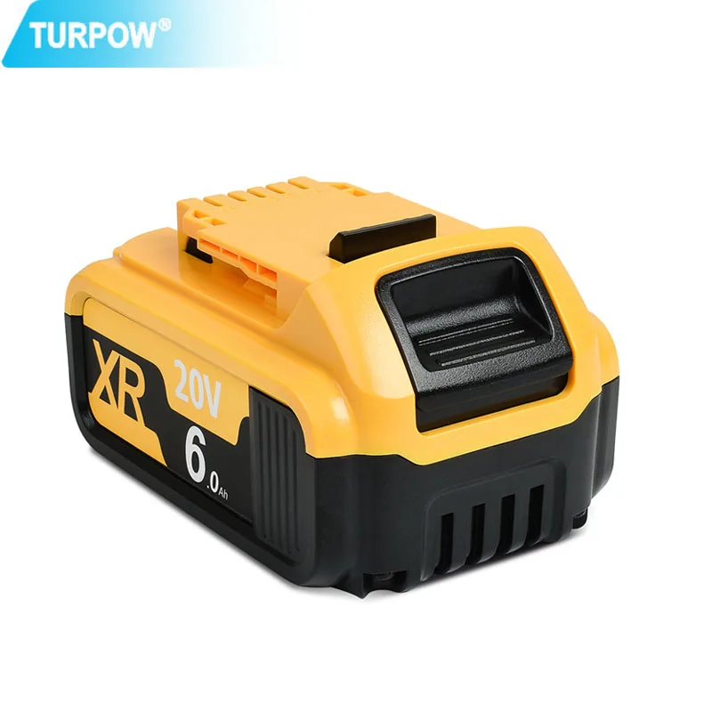Аккумулятор 6000 мАч 18 в/20 в для Dewalt DCB180 DCB181 DCB182 DCB201 DCB201-2 DCB200 DCB200-2 DCB204-2 литий-ионный
