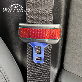 Car Seat Belt Adjuster trim sticker fit for Tesla Model 3 Seat Belt Clip Extender Safety Seatbelt Lock Buckle Plug carbon fiber
Car Seat Belt Adjuster trim sticker fit for Tesla Model 3 Seat Belt Clip Extender Safety Seatbelt Lock Buckle Plug carbon fiber