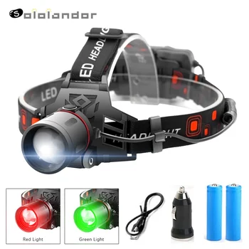 2019 Newest XML-T6 LED Headlamp 3-Mode Zoomable Headlight Use 18650 Battery Head Torch Waterproof Camping Hunting Flashlight
2019 Newest XML-T6 LED Headlamp 3-Mode Zoomable Headlight Use 18650 Battery Head Torch Waterproof Camping Hunting Flashlight
