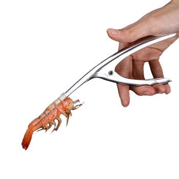 Prawn Shrimp Peeling Plier Deveined Stainless Steel Kitchen Shrimp Stripping Peelers Deveiner Peel Fishing Seafood Gadgets Tool
Prawn Shrimp Peeling Plier Deveined Stainless Steel Kitchen Shrimp Stripping Peelers Deveiner Peel Fishing Seafood Gadgets Tool