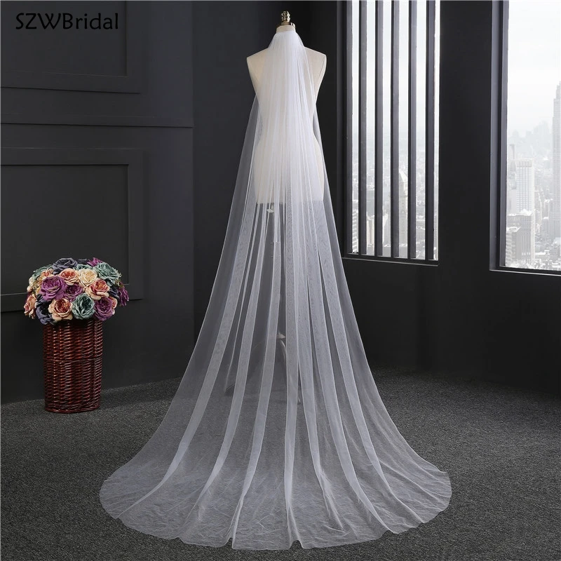 Free shipping cheap Real Photos 2M White/Ivory Wedding Veil One-layer long Bridal Veil Head Veil Wedding Accessories 2024 
Free shipping cheap Real Photos 2M White/Ivory Wedding Veil One-layer long Bridal Veil Head Veil Wedding Accessories 2024