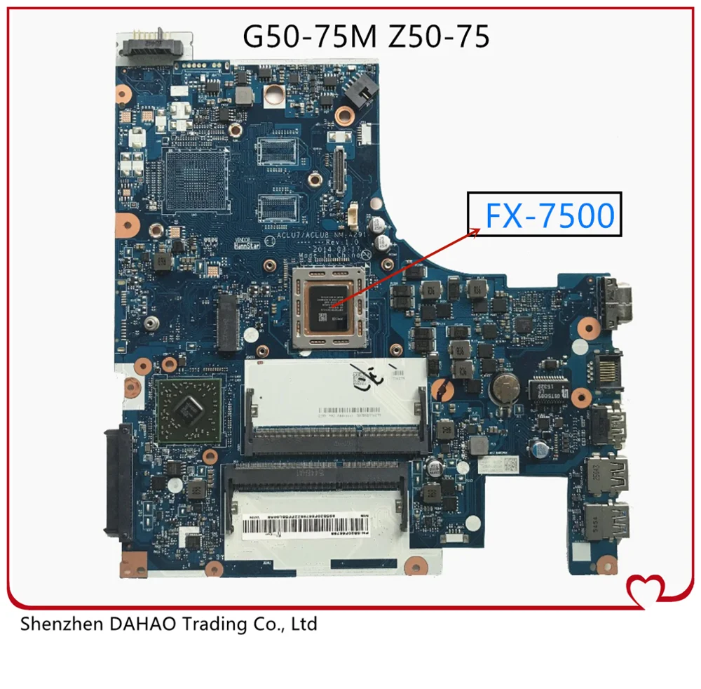 Материнская плата для Lenovo ideapad Z50-75 G50-75M G50-75 ноутбука ACLU7/ACLU8 | Компьютеры и офис