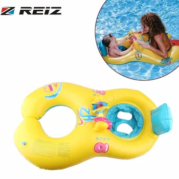 REIZ Safe Soft Inflatable Mother Baby Swim Float Ring Kids Seat Double Person Swimming Ring Safety Swimming Baby Life Buoy
REIZ Safe Soft Inflatable Mother Baby Swim Float Ring Kids Seat Double Person Swimming Ring Safety Swimming Baby Life Buoy