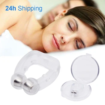 Snore Stopper Silent Sleep Silicone Nose Clip Magnetic Anti Snore Non Snoring Solution Aid For Sleeping
Snore Stopper Silent Sleep Silicone Nose Clip Magnetic Anti Snore Non Snoring Solution Aid For Sleeping