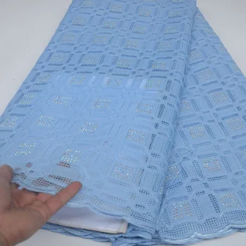 8 colors High quality African lace fabric skyblue laser cut Nigerian party lace fabric with rhinestones for dress CLP383
8 colors High quality African lace fabric skyblue laser cut Nigerian party lace fabric with rhinestones for dress CLP383
