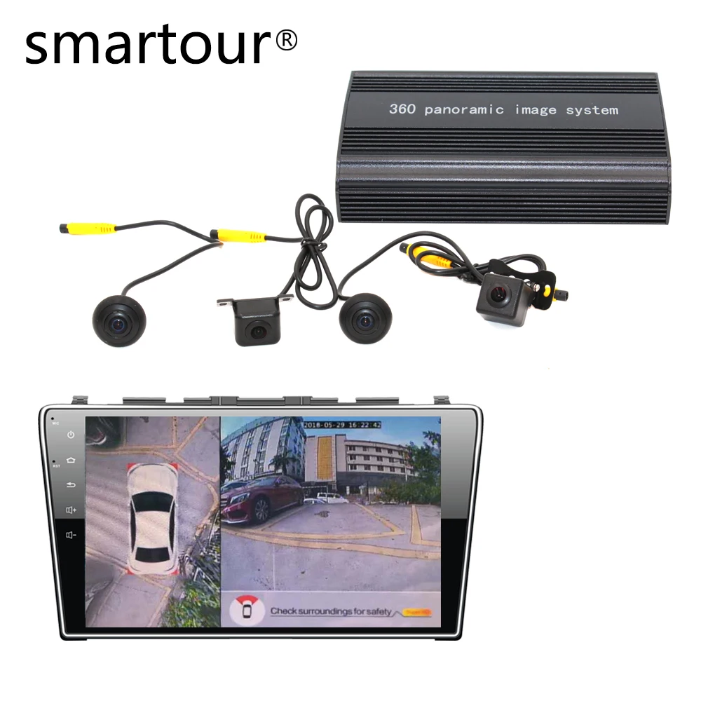Round View DVR System Around Parking Car Security Recording 360 Degree Bird View Panorama System Front Left Right Rear Cameras
Round View DVR System Around Parking Car Security Recording 360 Degree Bird View Panorama System Front Left Right Rear Cameras