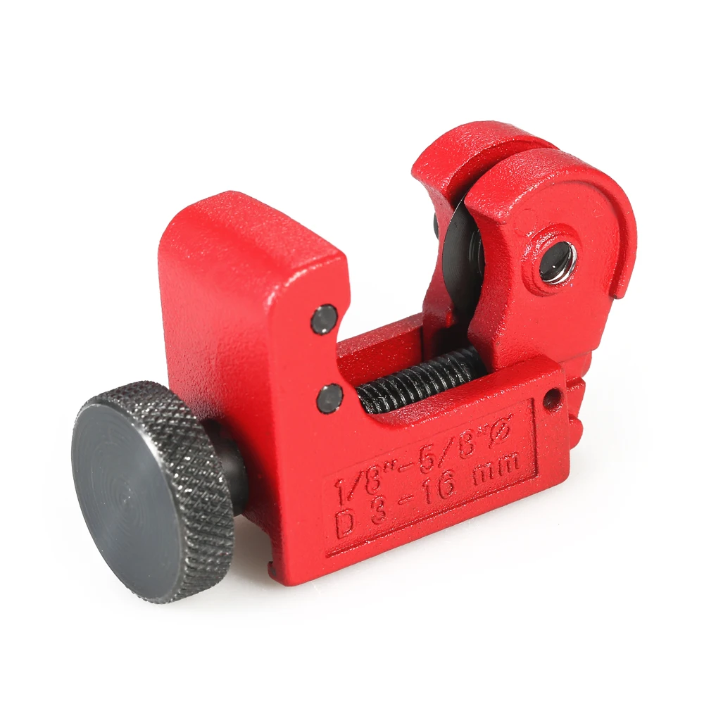 Mini Pipe & Tube Cutter Adjustable Tubing Cutter Diameter of 3-16mm (1/8"-5/8") Heavy Duty Industrial Grade for Refrigeration
Mini Pipe & Tube Cutter Adjustable Tubing Cutter Diameter of 3-16mm (1/8"-5/8") Heavy Duty Industrial Grade for Refrigeration