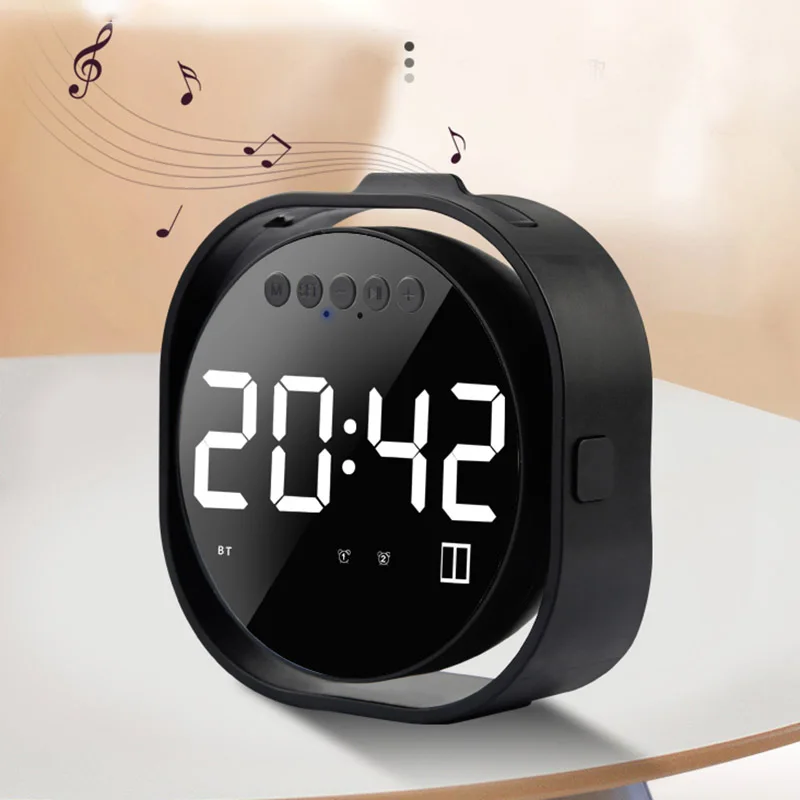Alarm Clock Mini Mirror Bluetooth Speaker LED Screen Support Card Wireless Subwoofer AS99
Alarm Clock Mini Mirror Bluetooth Speaker LED Screen Support Card Wireless Subwoofer AS99