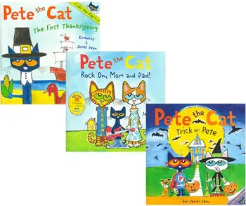 Pete the Cat,book for child bedtime book for child ,english book,english store book Paperback, 3 books, 
Pete the Cat,book for child bedtime book for child ,english book,english store book Paperback, 3 books,