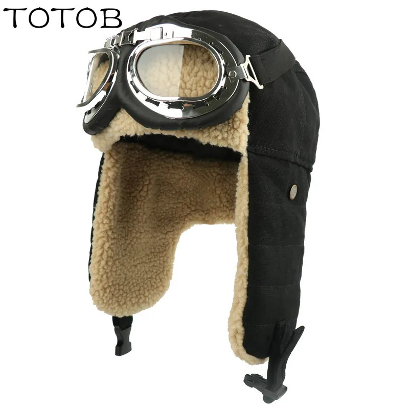 Male and female pilot Lei Feng Cap windproof outdoor ski hat thickened earmuffs flying cap with goggles warm Lei Feng Cap
Male and female pilot Lei Feng Cap windproof outdoor ski hat thickened earmuffs flying cap with goggles warm Lei Feng Cap