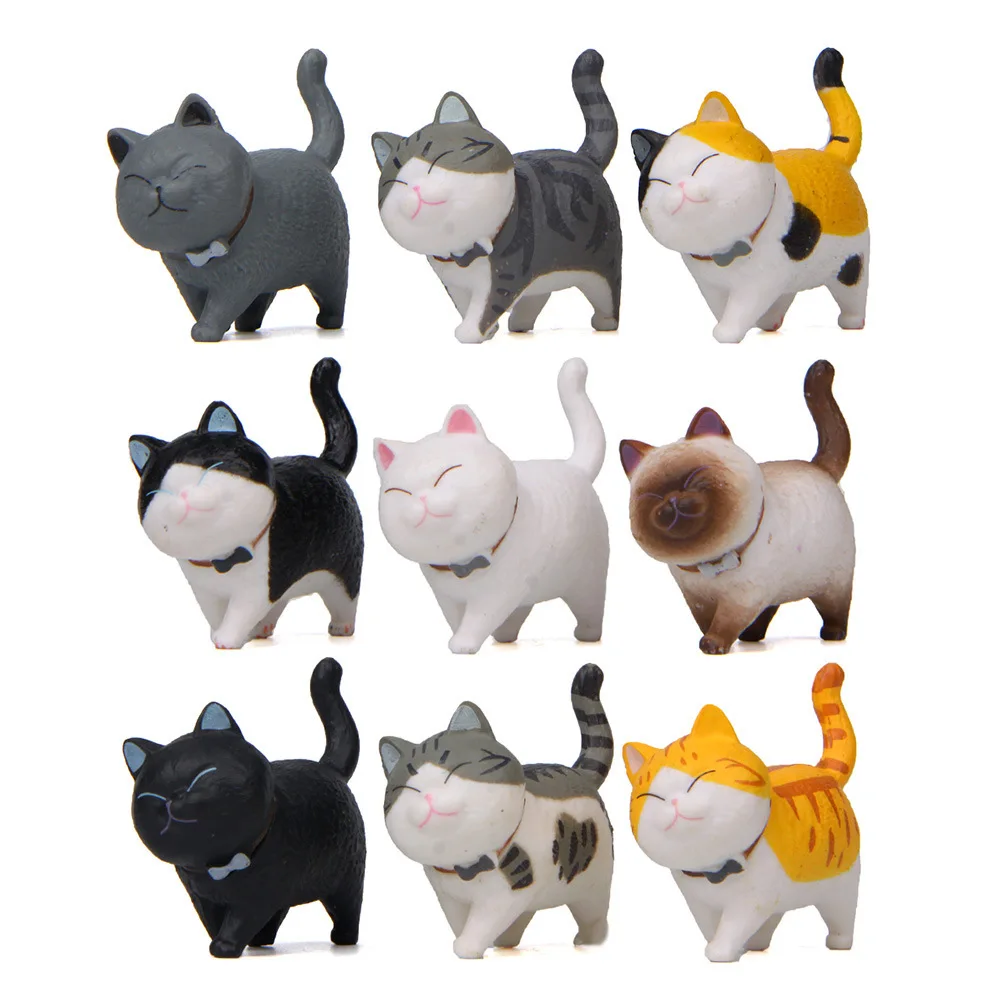 9 Pieses Resin Micro Landscape Decoration for Flower Potted 2.5x4.7cm Small Crafts Cat Design Figurines
9 Pieses Resin Micro Landscape Decoration for Flower Potted 2.5x4.7cm Small Crafts Cat Design Figurines