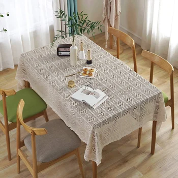 Crochet Tablecloth Handmade Rectangular Lace Tablecloth Dust Piano Furniture Cotton Tablecloth
Crochet Tablecloth Handmade Rectangular Lace Tablecloth Dust Piano Furniture Cotton Tablecloth