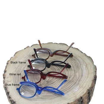 Mini Magnifying Anti-Fatigue Glasses Rotating Makeup Reading Folding Eyeglasses Cosmetic General Half Frame Ultralight +1.0~+4.0
Mini Magnifying Anti-Fatigue Glasses Rotating Makeup Reading Folding Eyeglasses Cosmetic General Half Frame Ultralight +1.0~+4.0