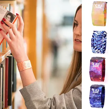2020 New Creative Waterproof Unisex Students LED Light Digital Display Paper Watch Gift
2020 New Creative Waterproof Unisex Students LED Light Digital Display Paper Watch Gift